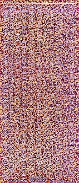 sti0565 - Holo-Sticker rosa/silberr - Herzchen, Kreise...