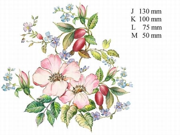 Decal - Blumen - 50 mm