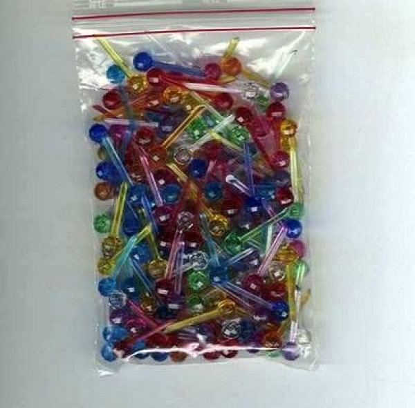 Tannenbaumstecker - Pinlites – bunt – DISC - für Lochdurchmesser 2 mm – Stückpreis Tannenbaumstecker - Pinlites – bunt – DISC - für Lochdurchmesser 2 mm – Stückpreis