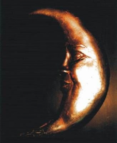 Giessform - Halbmond gross 40,0 x 16,0 cm