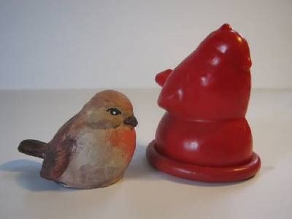 Latexform Rotkehlchen - 50 mm