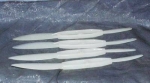 Ausform-Messer – 25 cm lang – doppelseitiges, flexibles Kunststoff-Messer - blau – schont die Gießformen – Stückpreis