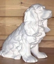 Hund - Cocker - 28 cm hoch – Schrühware