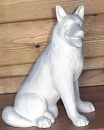 Schäferhund sitzend – 25 cm hoch - Schrühware