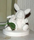 Baby's erste Ostern - 13 x 14 cm - Schrühware