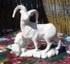 Steinbock – 15 cm – Schrühware