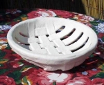 Obstkörbchen - 23 cm Durchmesser - Schrühware