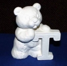 Buchstabenteddy - T - Schrühware