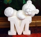 Buchstabenteddy - M - Schrühware