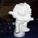 Winterkind Poinsettia auf Blumentopf – 24 cm hoch – Schrühware