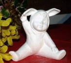 Hasenbaby sitzend – Schrühware