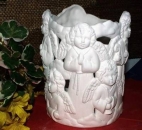 SCIOTO-Gießform - neu – Großes Engel-Windlicht – 17 cm hoch - USA