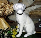 Gr. sitzender Hund – Schrühware