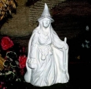 Hexe mit Besen – Schrühware