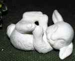 SCIOTO-Gießform - neu – auf Rücken liegender Hase - USA