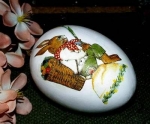 Eier in 6er-Set in Naturgröße - je ca. 7,6 cm - ideal für  die Serviettentechnik / Decals - Schrühware - Sonderangebot