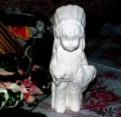 Indianerkind – Februar – 14 cm hoch – Schrühware – Sonderangebot