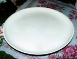 Großer Teller – Essteller – 31 cm Durchmesser – Schrühware