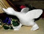 Laufende Gans – 23 x 15 cm – Schrühware