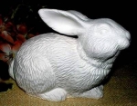 Hase - liegend - 16,5 cm - Schrühware - Sonderangebot