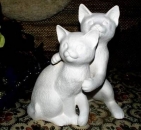 Katzenpaar – Schrühware