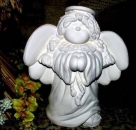 Button Buddies - Engel - Bisque - 28 cm hoch