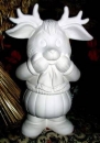 Rentier - Dose – 31 cm hoch - Schrühware