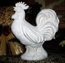 großer Hahn - 46 cm hoch - Schrühware