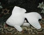 Goldfisch - mittel – 18 cm lang - Schrühware