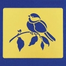 Embossingschablone – Vogel auf Zweig – 80 x 70 mm – statt 2,80 EUR