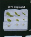 ALBERTAS-Giessform – neu – Dogwood – Hartriegel – 9teilig bis 3,17 cm - USA