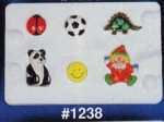 ALBERTAS-Gießform – neu – Kinder-Motive im 6er-Set bis 5 cm – Buttons – Magnete – Broschen – Schmuck – Deko  – Sonderangebot
