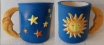 ALBERTAS–Gießform – neu – Tasse Sonne, Mond & Sterne – 8,75 cm hoch