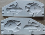 ALBERTAS–Gießform – neu – Tropische Fische im 2er-Set – bis 9 x 6 cm