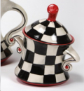 MAYCO-Gießform by ClayMagic -  neu – Dancing Sugar Pot  – 16 cm breit – 17 cm hoch - Achtung: ohne Deckel CD-1374 (82 EUR) - USA