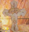 DONAS-Gießform - neu – viktorianisches Kreuz mit Engeln – 33 cm hoch – USA