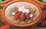 DONAS-Gießform - neu – STRAWBERRY SEASONS INSERT – Motivplakette – Erdbeeren – 2 in der Form  - USA
