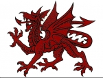 Decal – Drache – Red Dragon – 21 x 20 mm