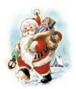Decal – Santa – 75 x 60 mm