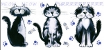 Decal – Katzen – für Tassen und Becher – 19,5 x 9 cm
