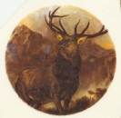 Decal – Hirsch – Monarch of the Glen – 50 mm Ø