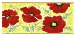 Decal – Poppy – 195 x 90 mm – Mugwrap – für Tassen / Becher