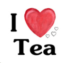 Decal – I Love You Series – I love Tea – 35 mm