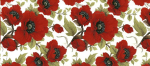 Decal – Chintzabschnitt – Poppy Clear – Small Size – 22 x 11 cm