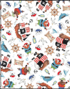 Decal – Chintz – Pirate  – ca. 50 x 70 cm