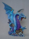 Großer Drache / Grand Dragon with Treasure – Smoke – 35,5 cm hoch – Schrühware