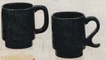 DUNCAN-Gießform - neu – Stacking Coffee Cup – Kaffeebecher mit 2 verschiedenen Henkeln – 10 cm hoch - USA