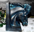 Buchstütze - zierlicher Pferdekopf - 15 x 12 cm – Schrühware