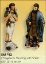 DUNCAN-Gießform - neu – Krippenfiguren groß – Hirten im 2er-Set - bis 21,6 cm hoch - USA