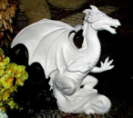 Keltischer Drache - 33 x 34,5 cm - Schrühware